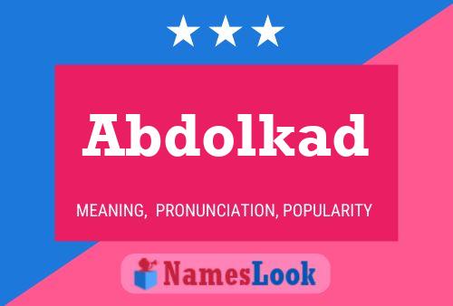 Abdolkad Name Poster