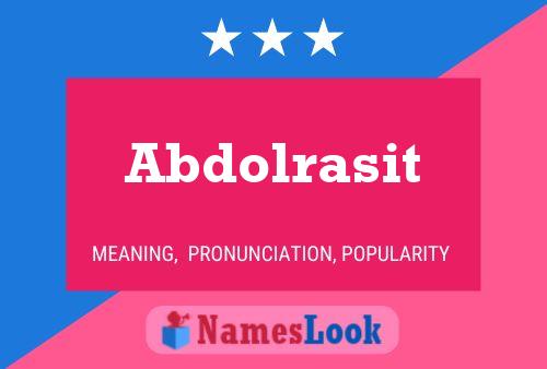 Abdolrasit Name Poster