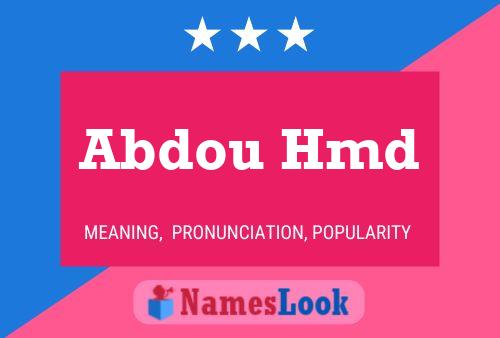 Abdou Hmd Name Poster