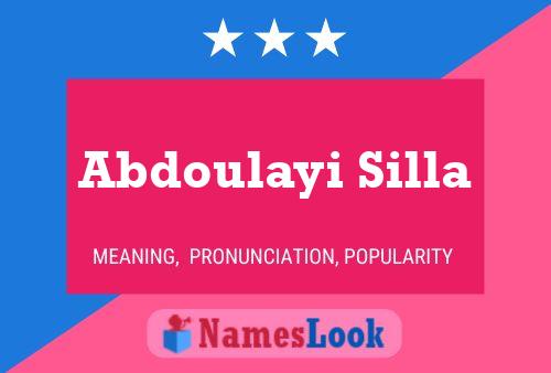 Abdoulayi Silla Name Poster