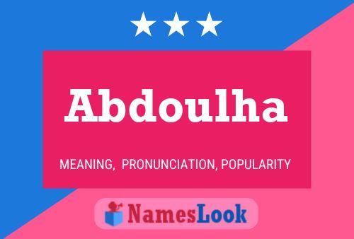 Abdoulha Name Poster