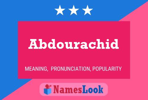 Abdourachid Name Poster