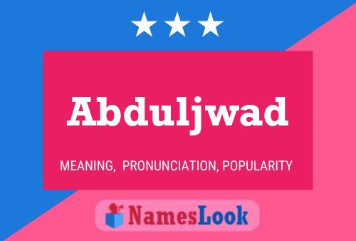 Abduljwad Name Poster