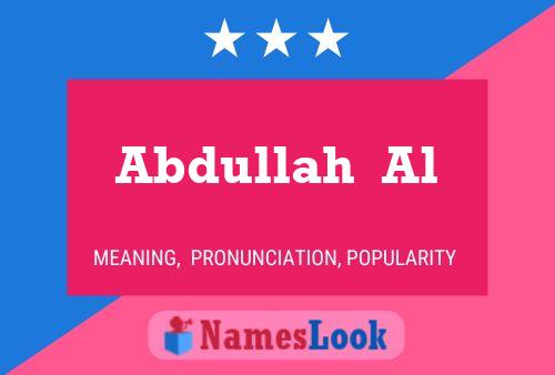 Abdullah  Al Name Poster