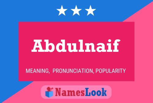 Abdulnaif Name Poster