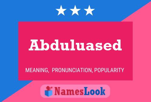 Abduluased Name Poster