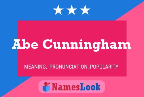 Abe Cunningham Name Poster