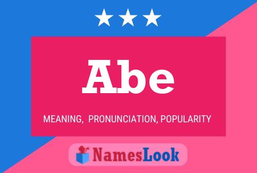 Abe Name Poster