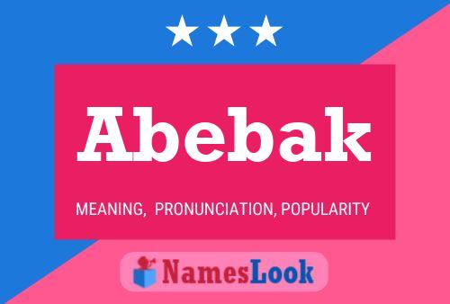 Abebak Name Poster