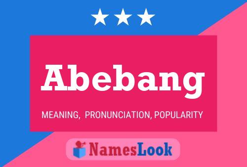 Abebang Name Poster