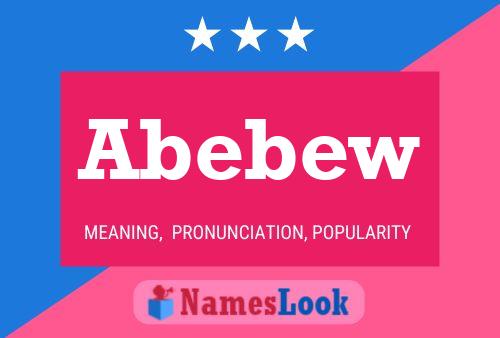 Abebew Name Poster