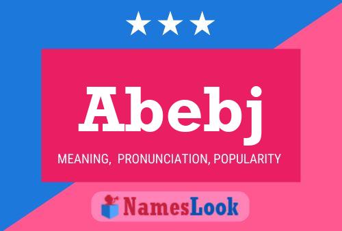 Abebj Name Poster