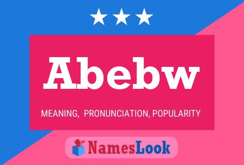 Abebw Name Poster