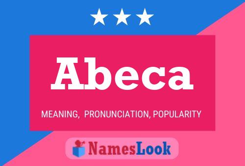 Abeca Name Poster