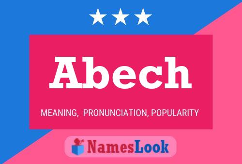 Abech Name Poster