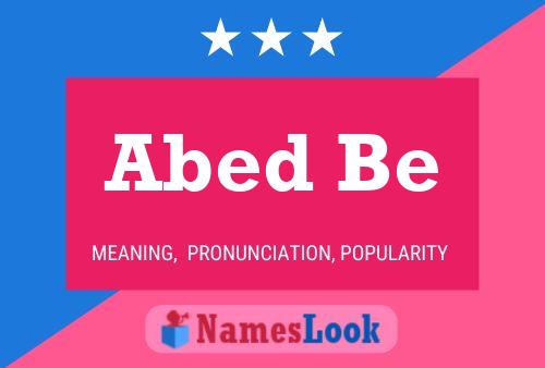 Abed Be Name Poster