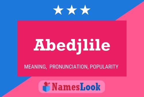 Abedjlile Name Poster