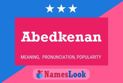 Abedkenan Name Poster