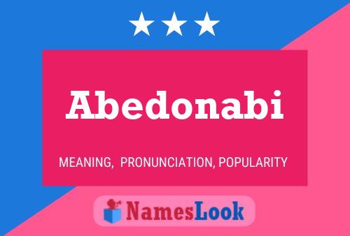 Abedonabi Name Poster