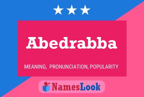 Abedrabba Name Poster