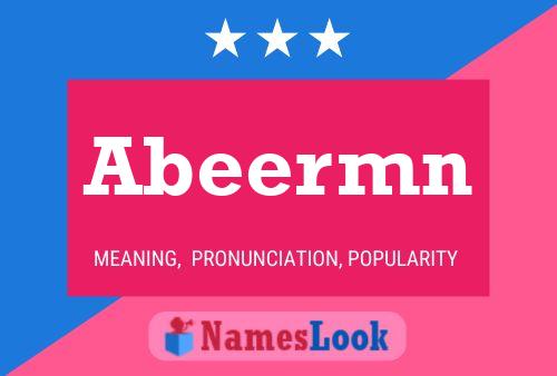 Abeermn Name Poster