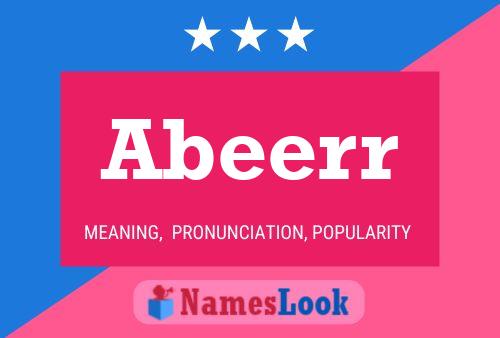 Abeerr Name Poster