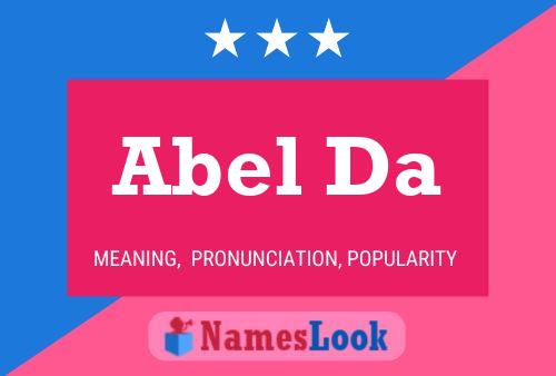 Abel Da Name Poster