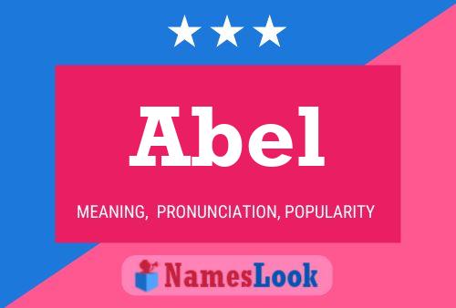 Abel Name Poster