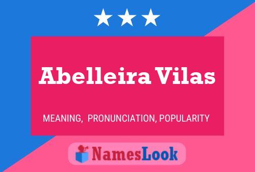 Abelleira Vilas Name Poster