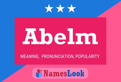 Abelm Name Poster