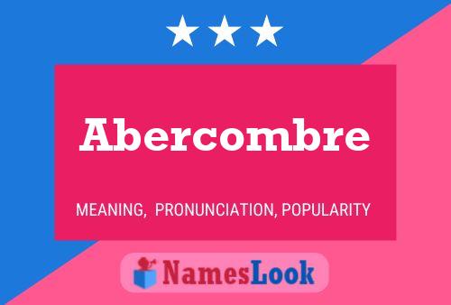 Abercombre Name Poster