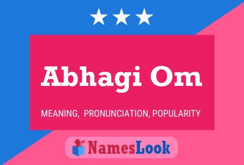 Abhagi Om Name Poster