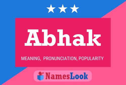 Abhak Name Poster