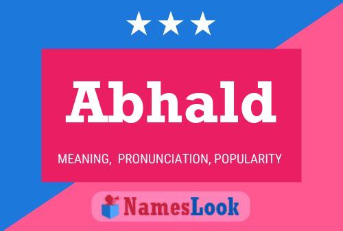 Abhald Name Poster