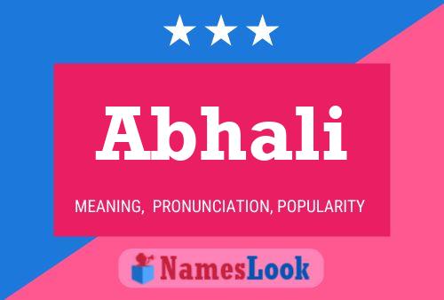 Abhali Name Poster