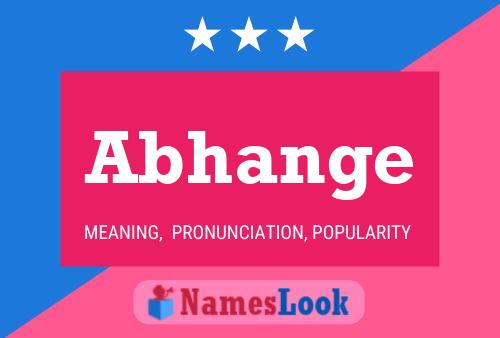 Abhange Name Poster