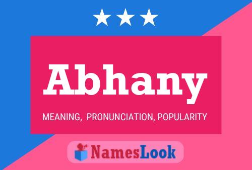 Abhany Name Poster