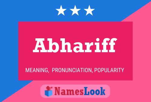 Abhariff Name Poster