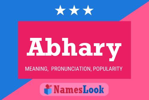 Abhary Name Poster