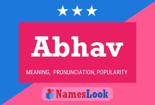 Abhav Name Poster