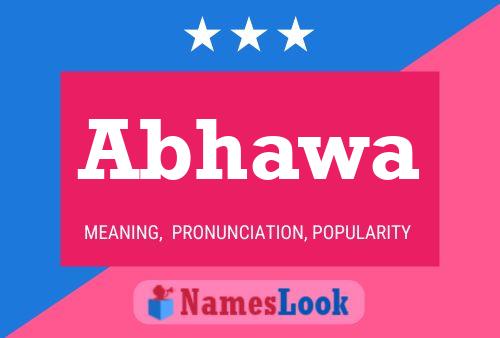 Abhawa Name Poster