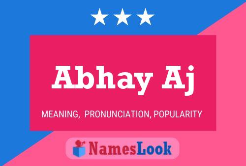 Abhay Aj Name Poster