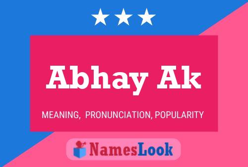 Abhay Ak Name Poster