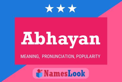 Abhayan Name Poster