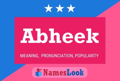 Abheek Name Poster