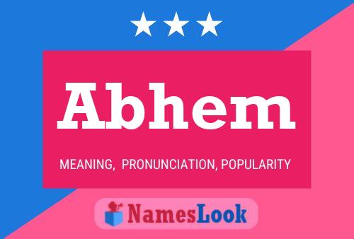 Abhem Name Poster