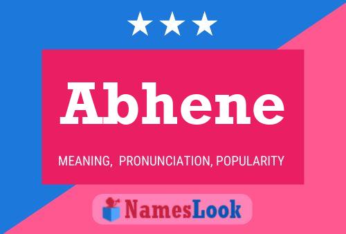 Abhene Name Poster