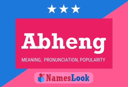 Abheng Name Poster