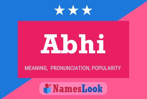 Abhi Name Poster