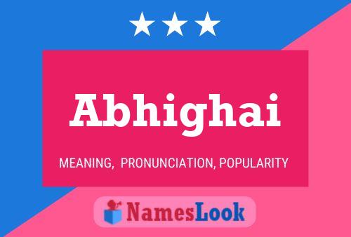 Abhighai Name Poster